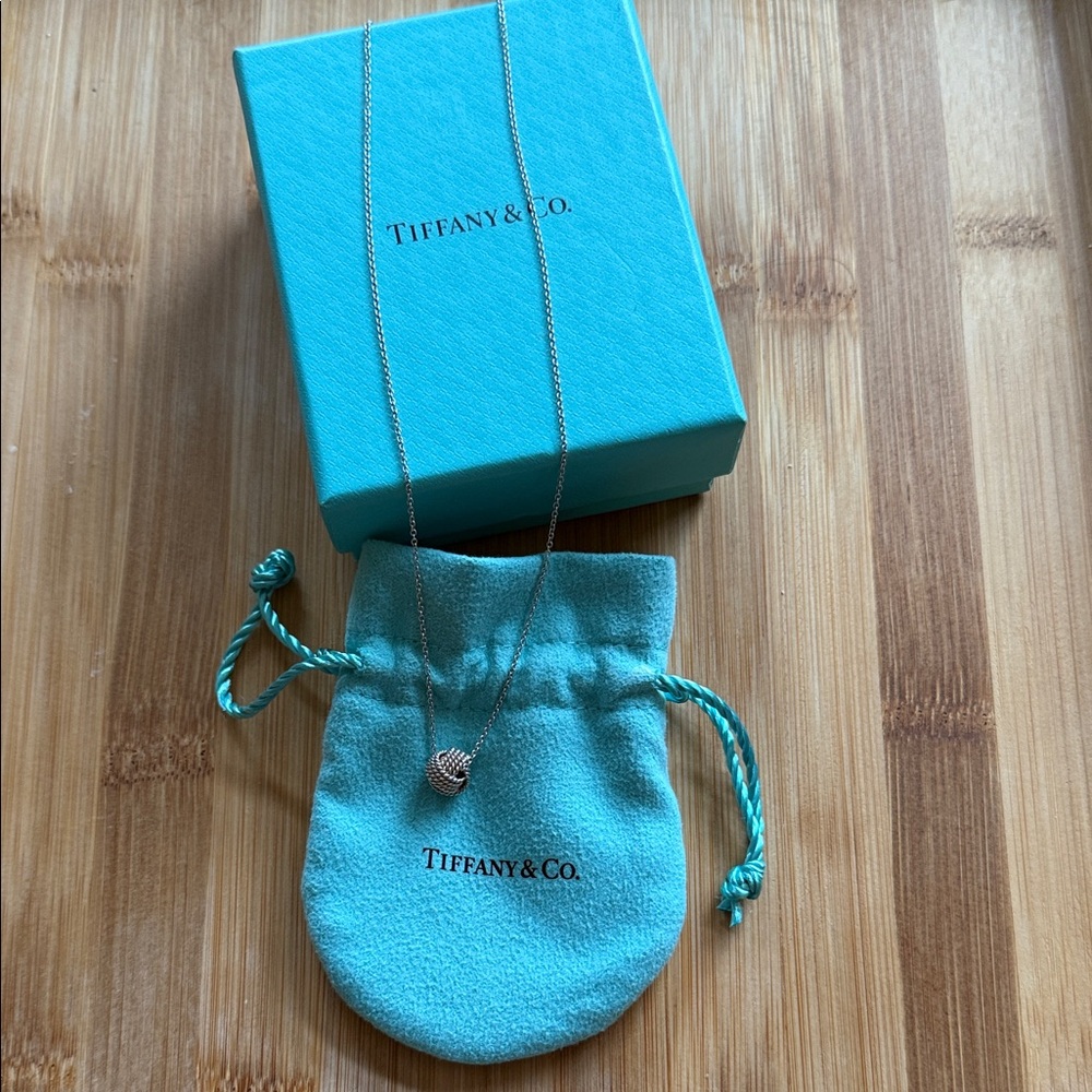 Tiffany & Co. Silver Knot Necklace